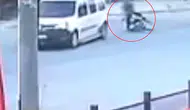 İnegöl'de motosiklet ve ticari araç çarpıştı