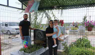Yasmin’in hatıraları çalınınca ailesi mezarın etrafına kilitli kapı yaptırdı