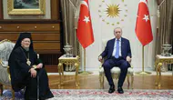 Erdoğan Külliye'de Bartholomeos ile bir araya geldi