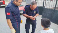 Sungurlu’da mahsur kalan kuş için ekipler seferber oldu