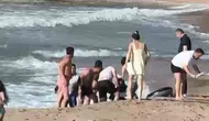 Amasra Çakraz'da boğulma tehlikesi atlatan iki kişiyi vatandaşlar kurtardı