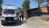 Beykoz'da inşaat alanında kamyon faciası