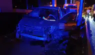 Bursa İzmir Yolu’nda gece yarısı kaza 2 yaralı