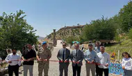 Tarihi Cendere Köprüsü bu kez öğrencilerin renkli dünyasına ev sahipliği yaptı