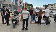 Düzce'de motosiklet kazası bir kişiyi hastanelik etti