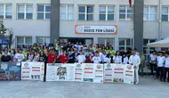 Düzceli öğrencilerin yıl boyu süren emekleri görücüye çıktı