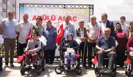 Samsun İlkadım’da 11 engelli vatandaşa tekerlekli sandalye desteği