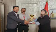 Hakkari’de masa tenisi turnuvasının galibi din görevlileri oldu