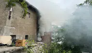 Karabük'te gece vakti korkutan ev yangını