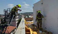 Susurluk merkezde çatı yangını paniğe neden oldu?
