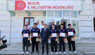 Bilecikli gençler dünya şampiyonluğunu başarı belgesiyle taçlandırdı