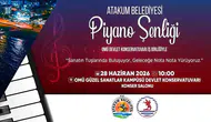 Samsun Atakum’da Piyano Şöleni Başlıyor