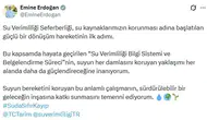 Emine Erdoğan su tasarrufu için dijital takip sistemini duyurdu