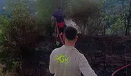 Edremit Çamlıbel’de ot yangını paniği yaşandı