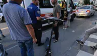 Tekirdağ’da yağlı yola yakalanan sürücü kaza yaptı