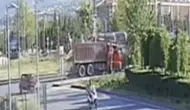 Kayseri'de tramvay ve kamyon çarpıştı