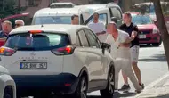 Çorlu trafiğinde yumruklu kavga kameraya yansıdı