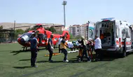 Malatya’da 84 yaşındaki hastanın hayatını helikopter kurtardı