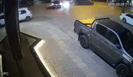 Alanya'da motosiklet kazası kamerada