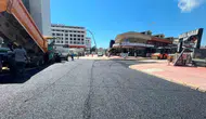 Alanya yollarında asfalt mesaisi hız kesmiyor