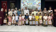 Çayırova'da minikler için karne günü heyecanı yaşandı