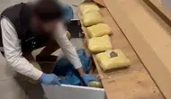 Antalya’da televizyon ünitesine saklanmış 7 kilo uyuşturucu yakalandı