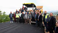 Ordu’da üç ilçeyi birbirine bağlayan yolda asfalt dönemi başladı
