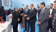 Çat ilçesinde el emeği göz nuru eserler sergilendi