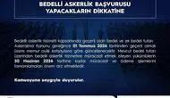 Bedelli askerlik ücretleri Temmuz ayında zamlanıyor