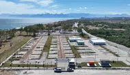 Lara Sahili yeni karavan parkına kavuşuyor