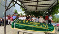 Samsun'daki faciada hayatını kaybeden işçi son yolculuğuna uğurlandı