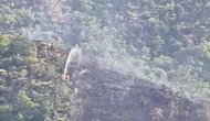 Marmaris ormanlarında yıldırım paniği kısa sürdü