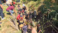 İnegöl'de ceviz tarlasında traktör faciası