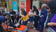 Ereğli'de kurye motosikleti küçük çocuğa çarptı