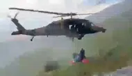 Malatya Beydağı'nda kalp krizi geçiren vatandaş helikopterle hastaneye yetiştirildi