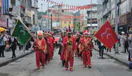 Zonguldak sokaklarında hafızlar için mehterli kortej