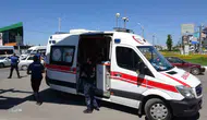 Malatya’da polis aracı ve motosiklet çarpıştı