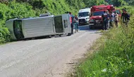 Sakarya'da kontrolden çıkan araç kanala devrildi