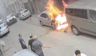 Çorlu'da otomobili ateşe veren şüpheli cezaevine gönderildi