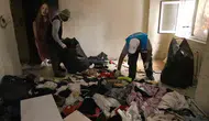 Diyarbakırda mahalleliyi bezdiren çöp ev boşaltıldı