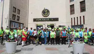 Uşak sokakları sağlıklı yaşam için pedallara ev sahipliği yaptı