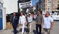 Edirne'de Yunanistan Konsolosluğu önünde protesto