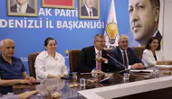 AK Parti Denizli teşkilatında eski yöneticilerle birlik mesajı