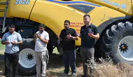 Balıkesir'de dev hububat hasadı başladı