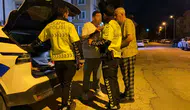 İnegöl'de kaza yaptı direksiyon başında sızdı kaldı