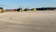 Eğitim uçağı pistten çıktı: Pilot kazayı yara almadan atlattı