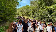Körfezli gençler kanyonun derinliklerinde stres attı