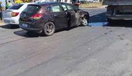 Bağlar'da kaza trafiği durdurdu