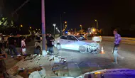 Bursa'da trafikteki makas dehşeti iki aracı dereye düşürdü