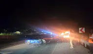 Kayseri'de feci kaza Otomobil yandı bir kişi hayatını kaybetti